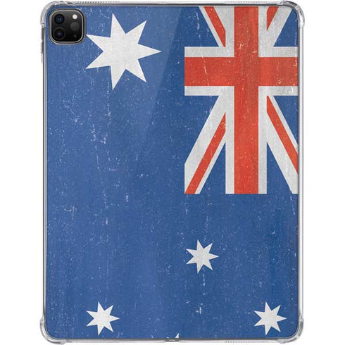 Australia Flag Distressed iPad Pro 11in (2024) Clear Case